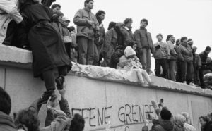 Caída del muro de Berlín el 1ro de noviembre de 1989