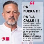 Manu Pineda, el acólito de la Dictadura Cubana se queda sin escaño en el Parlamento Europeo